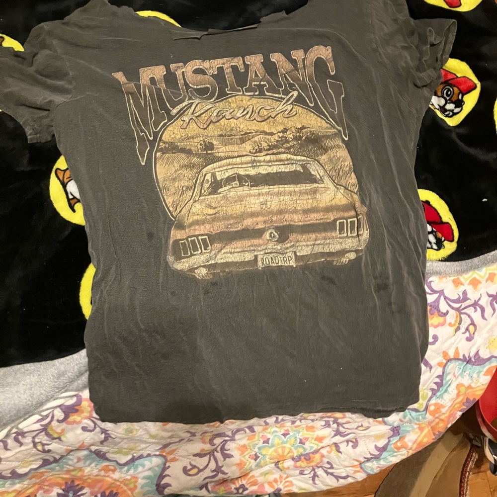 Mustang Ranch Kids Graphic Tee - Black